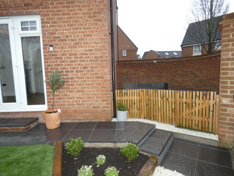 Rear Garden/Patio area- click for photo gallery